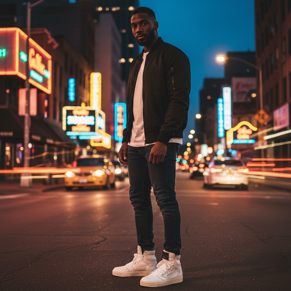 Off-White Off-Court 3.0 High Top Sneakers White Leather Mens Size 45 Made Italy - Picture 15 of 15